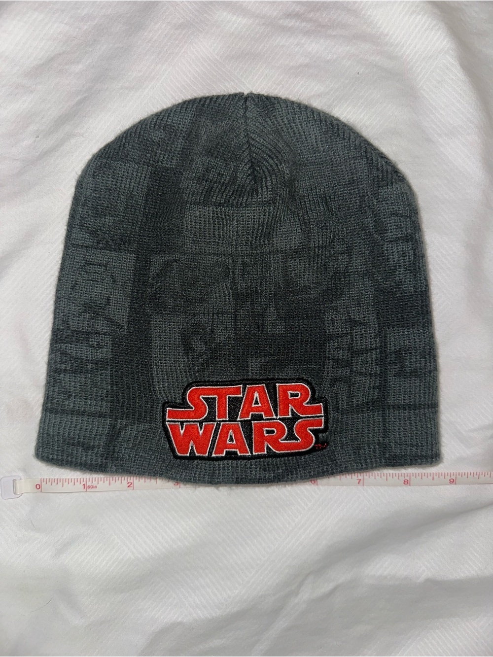 Star Wars Gray Beanie with Red Logo